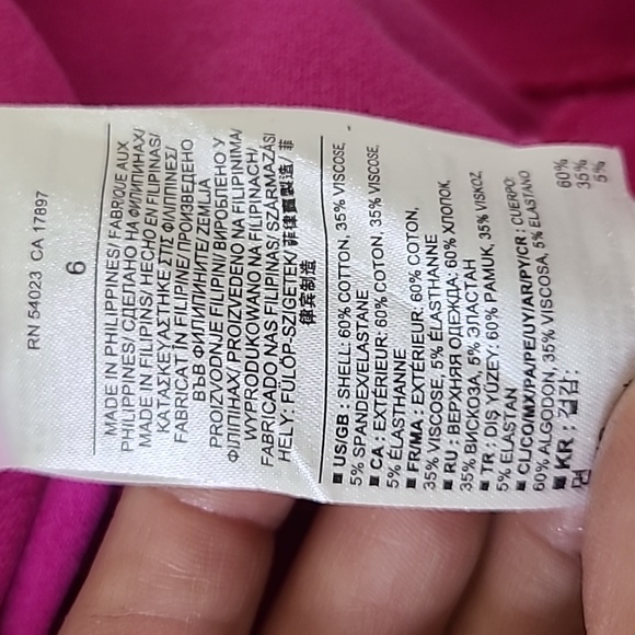 Banana Republic Dress Size 6 Hot Pink Body Con Silhouette Comfort Stretch Barbie - Picture 7 of 7
